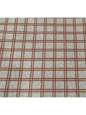 Brackman Moda Cotton Fat Quarter 18x22" Plaid Sorghum Taffy Fabric P7024 Quiltin